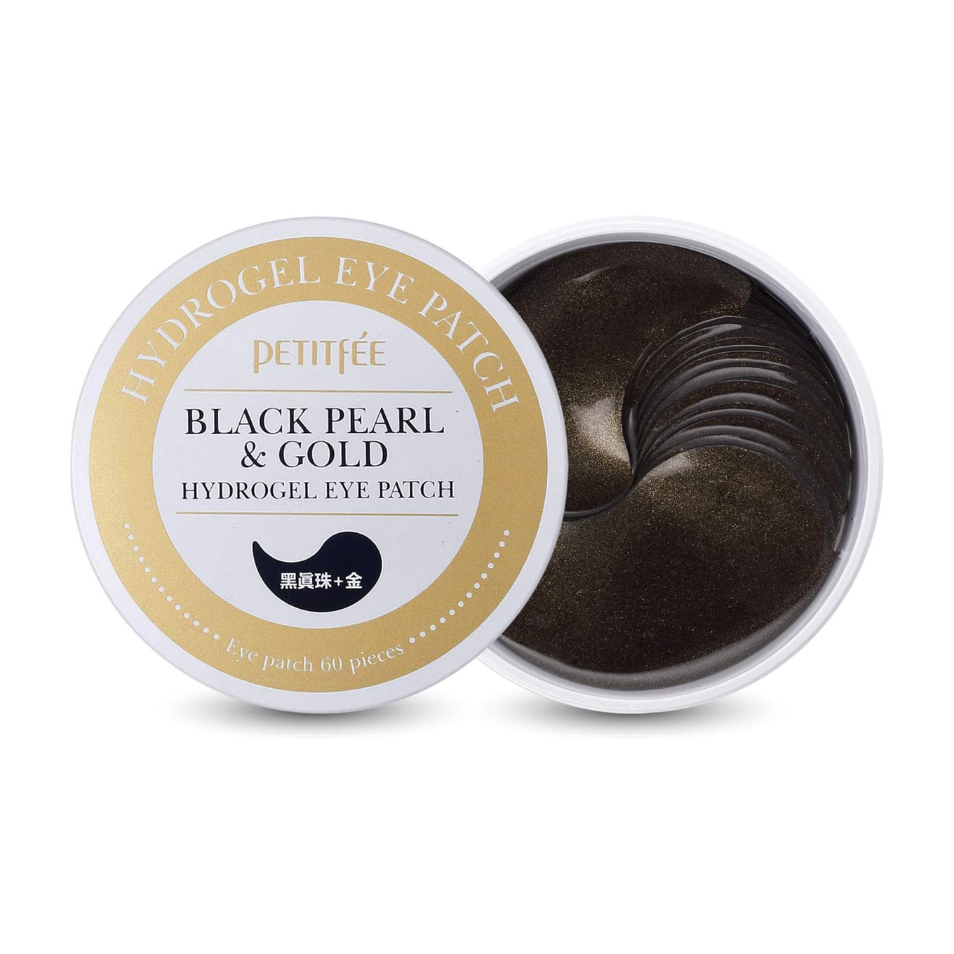 Petitfee - Black Pearl & Gold Hydrogel Eye Patch 60 pzs