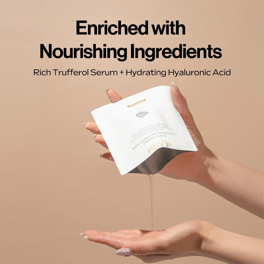 D’ALBA Mascarilla Facial Hidratante de Trufa Blanca 5 Piezas