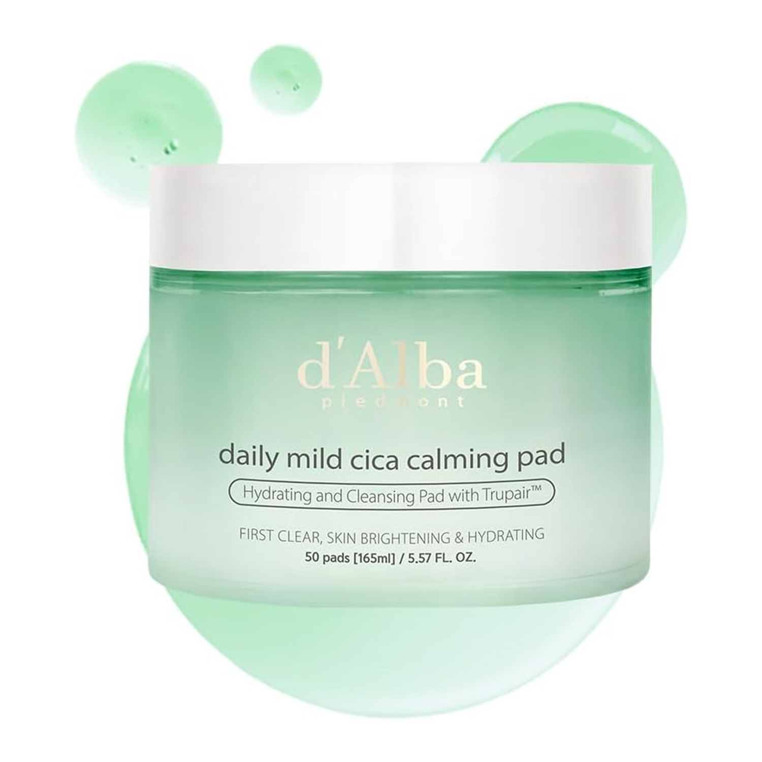 D’ALBA Toner Pads con Centella Asiática y Trufa Blanca 50 Pads