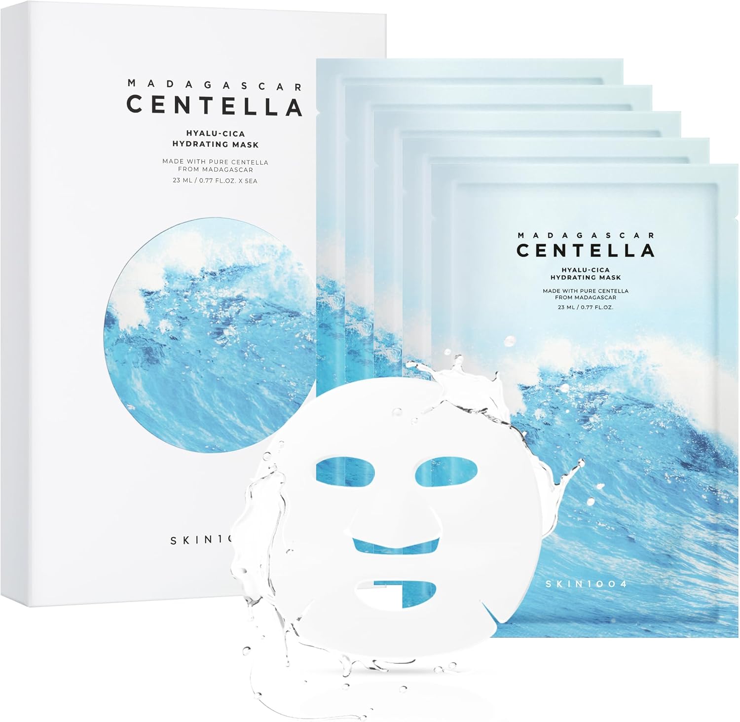 SKIN1004 Hyalu-Cica Hydrating Mask 23ml x 5ea